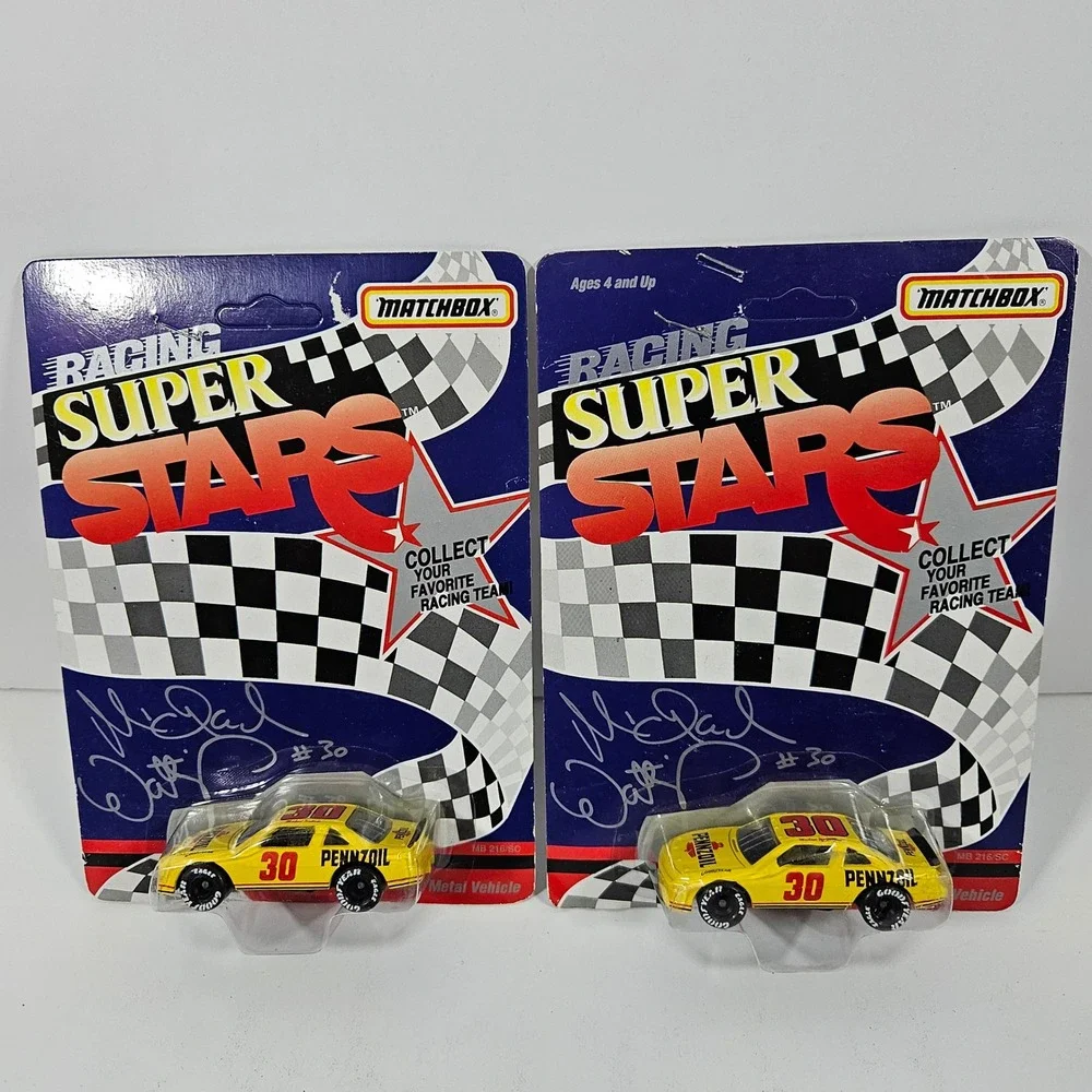 Matchbox Racing Super Stars Michael Waltrip 30 Pennzoil Pontiac Lot of 5 1992
